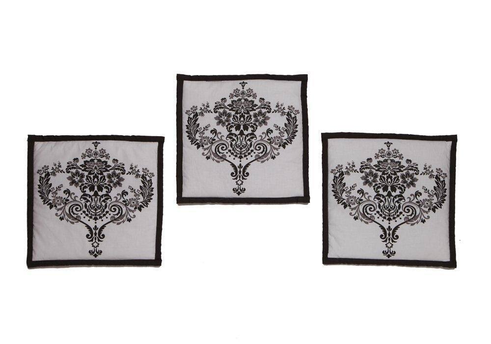White/Black 10 PC Crib Set W482