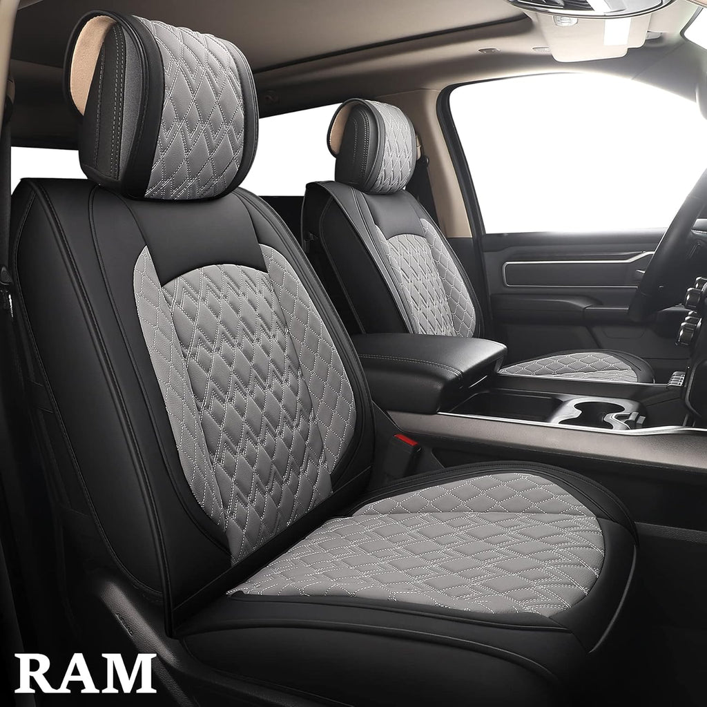 Waterproof Synthetic Leather Car Seat Covers Full Set X886
