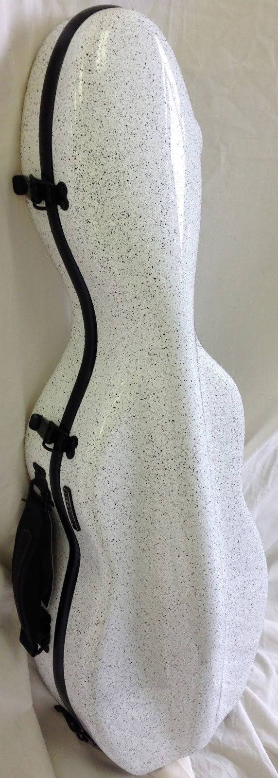 Fiberglass Violin Case White Speckled 4/4 D67710