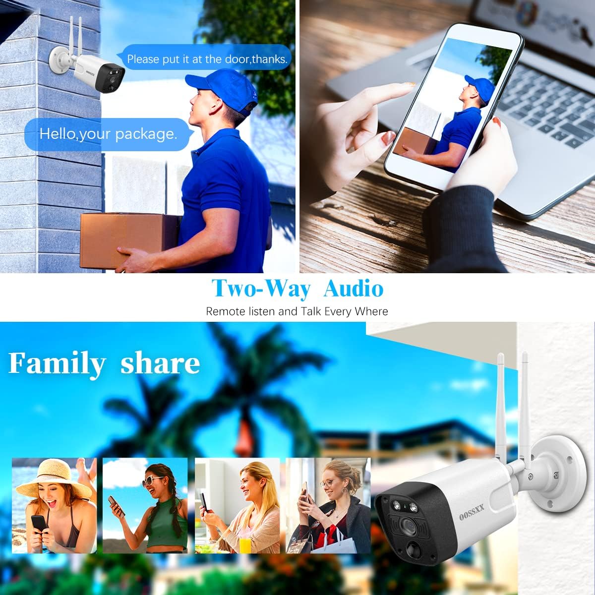 3K 5.0MP Wireless Security Camera System with 2TB Hard Drive Y2947