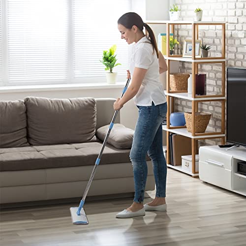Commercial Flat Microfiber Floor Mop with 4 Washable Pads E92623