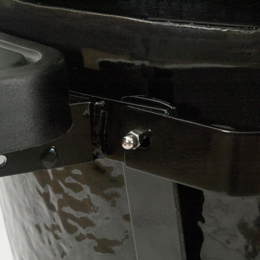 Ceramic Kamado Grill With Cradle, Side Shelves, And Stainless Steel Grates Z5778