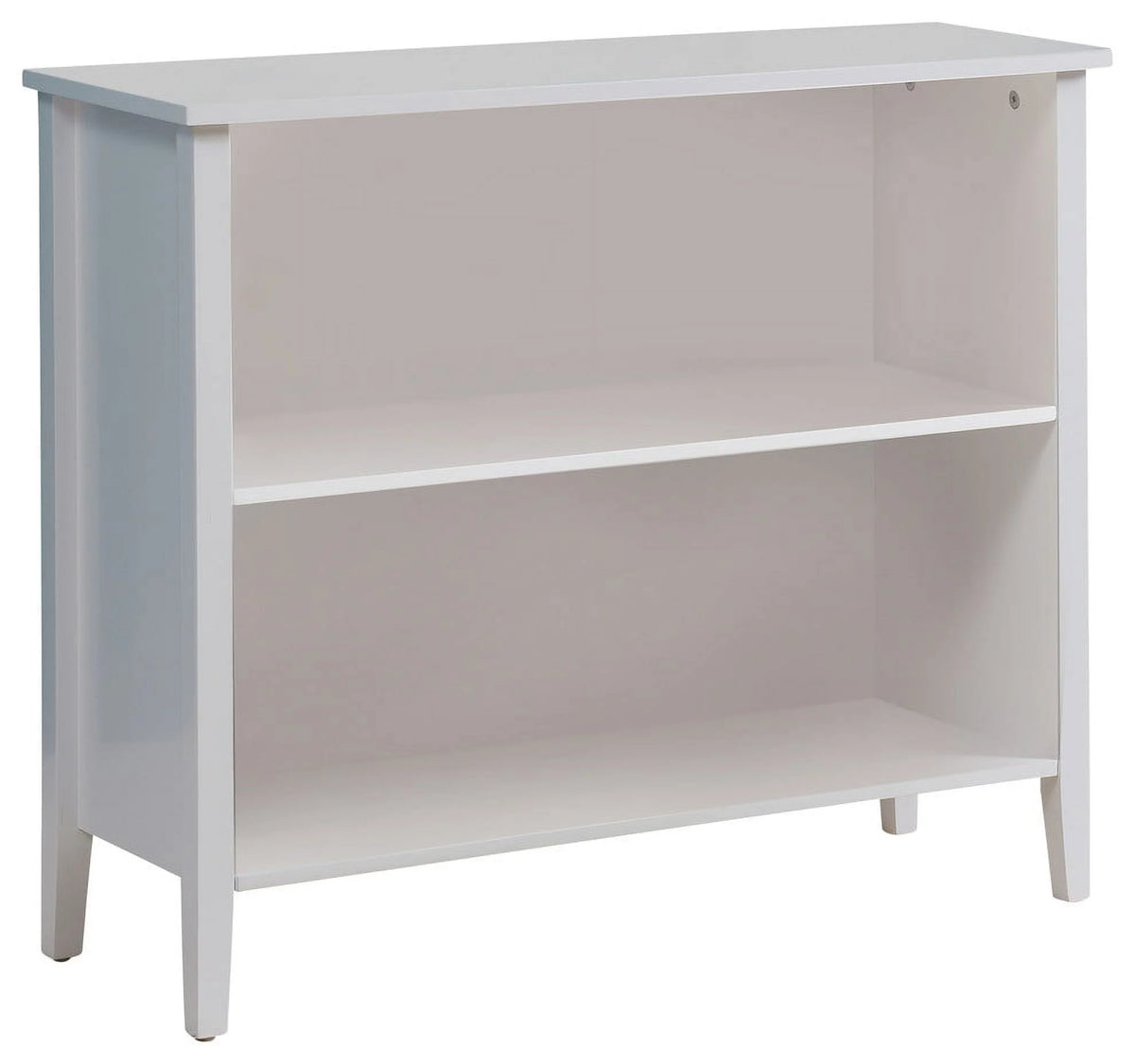 White Wood 2 Tier Kids Bookcase C4083