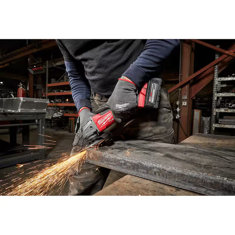 18V Lithium-Ion Brushless Cordless 4-1/2 in./5 in. Grinder and Starter Kit with 5.0 Ah Battery and Charger I71830