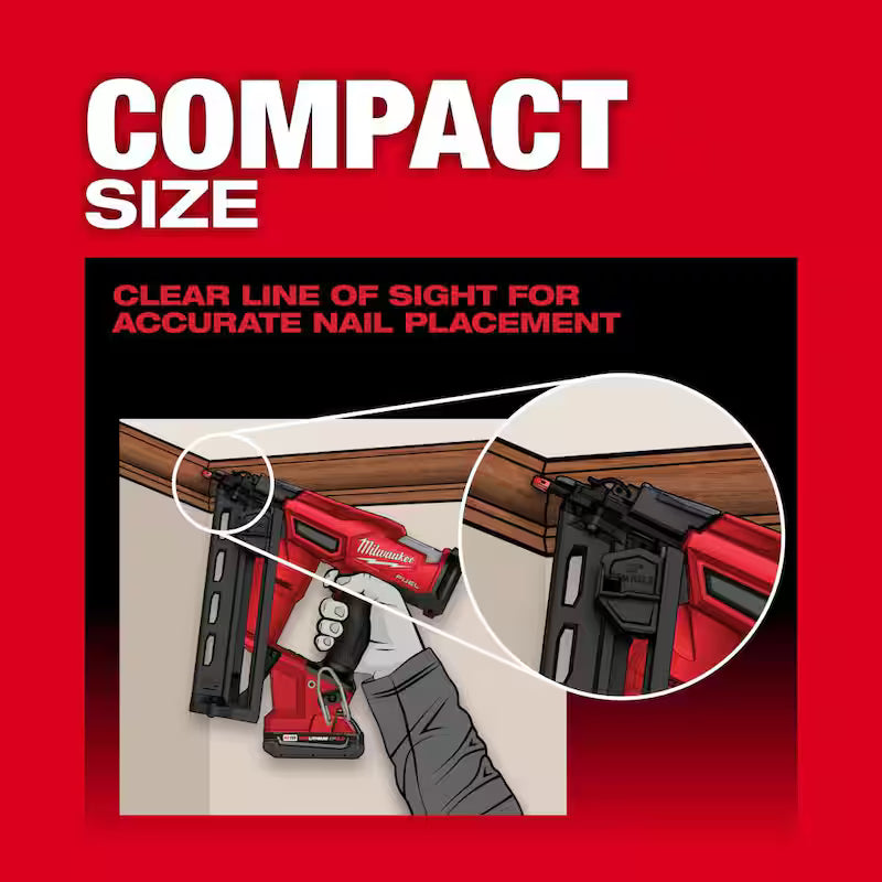 18-Volt Lithium-Ion Brushless Cordless 16-Gauge Angled Finish Nailer N2849