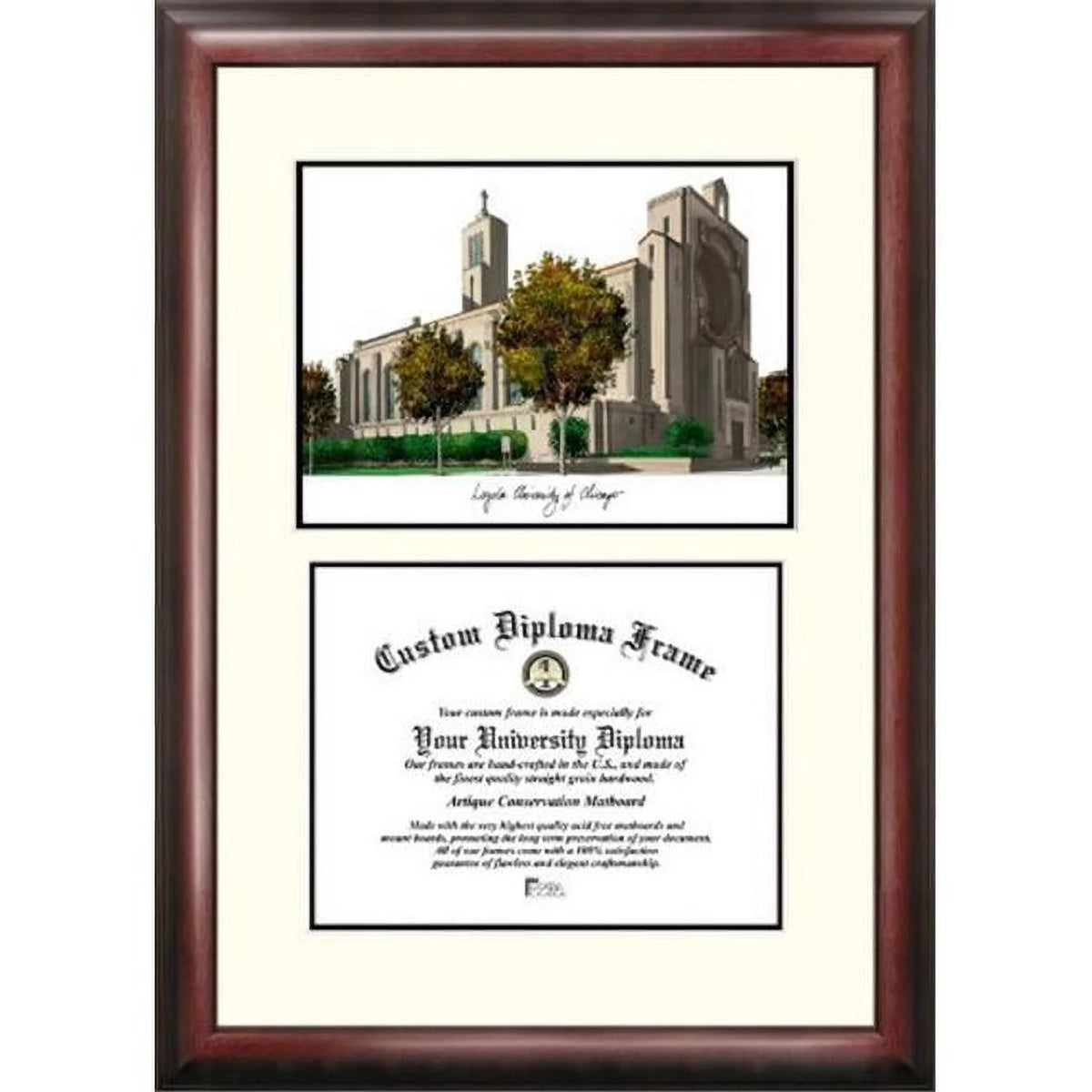Loyola University Chicago Diploma Frame G49848