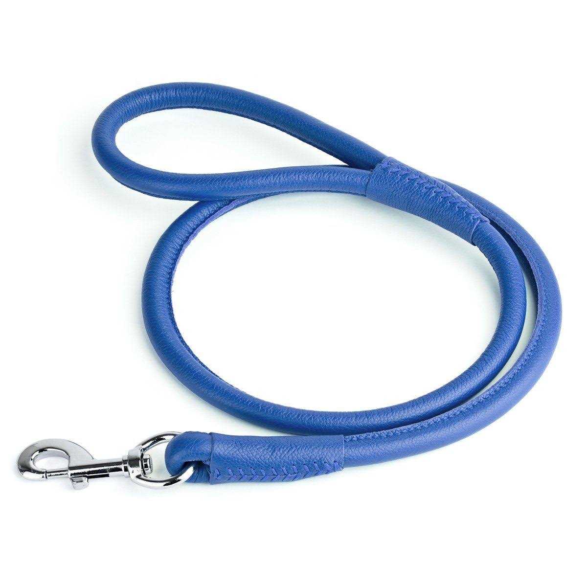 Soft Leather Round Leash W500498