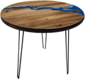 Round Teak Wood Resin Coffee Table G755
