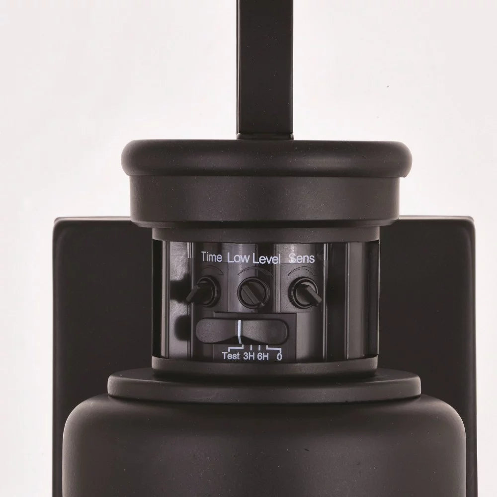 Bronze Motion Sensor Dusk to Dawn Outdoor Wall Light U736