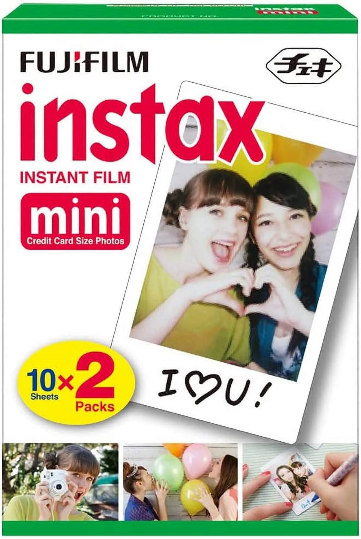 Instax Mini 40 Instant Film Camera Bundle with Color Film Twin Pack B505