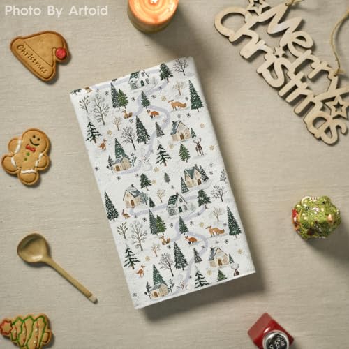 Christmas Kitchen Dish Towels 18x26 Inch Set of 2 T3484
