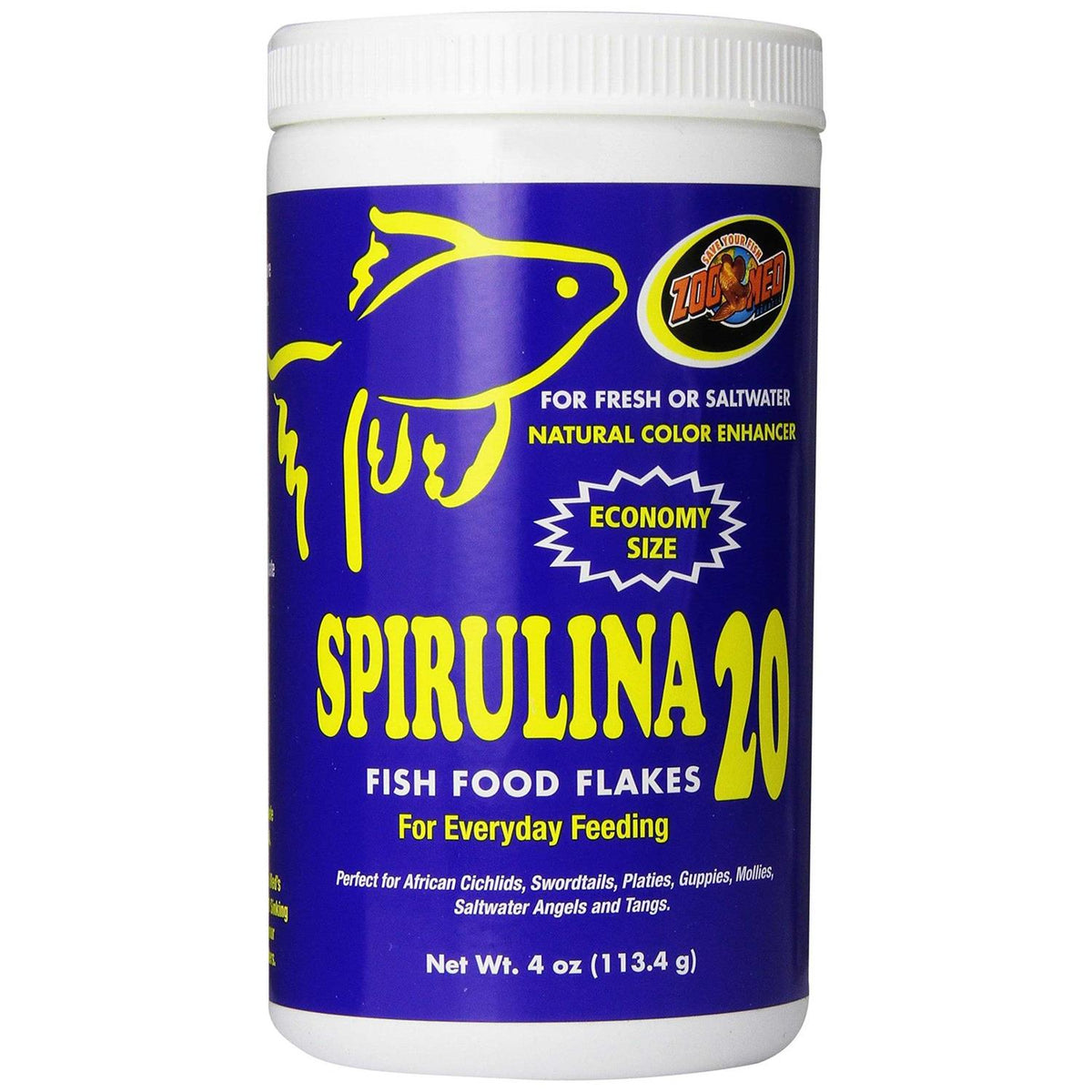 Spirulina 20 Fish Food Flakes M39418