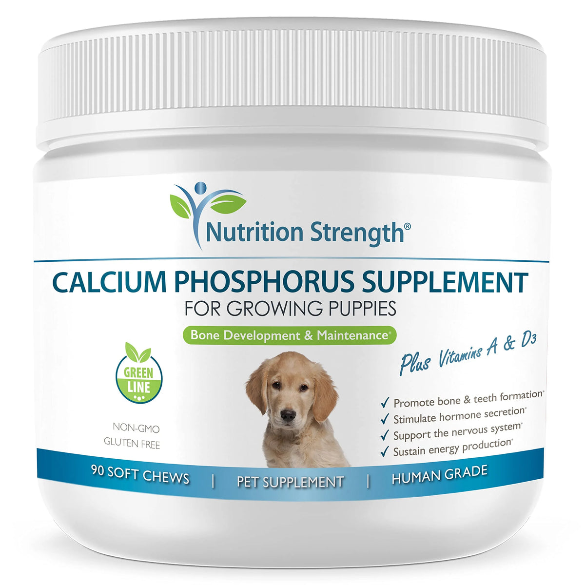 Calcium Phosphorus Dog Supplement 90 Soft Chews I584341