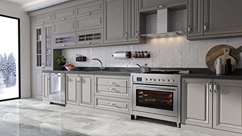36 Inch Electric Range Oven with Ceramic Cooktop, Stainless Steel, 4.3 cu. ft. Z43584