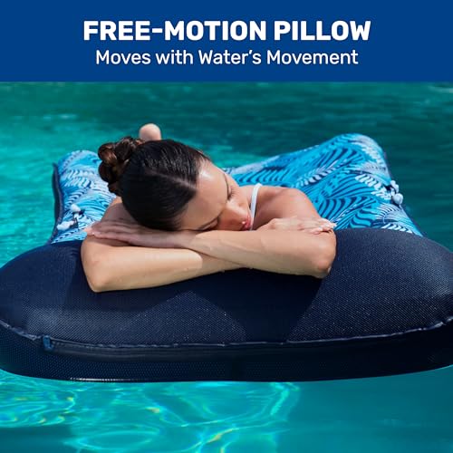 Inflatable Pool Float Lounge with Headrest and Footrest B859150