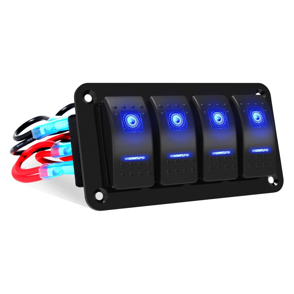 3 Gang Aluminum Waterproof On-Off Toggle Switch Panel K3334