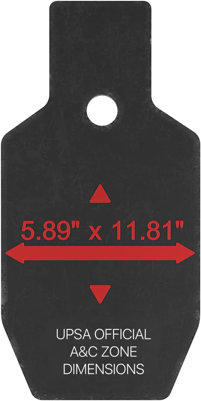 Shooting Target Stand with AR500 Steel Torso Plate and 20 Cardboard Targets T72421