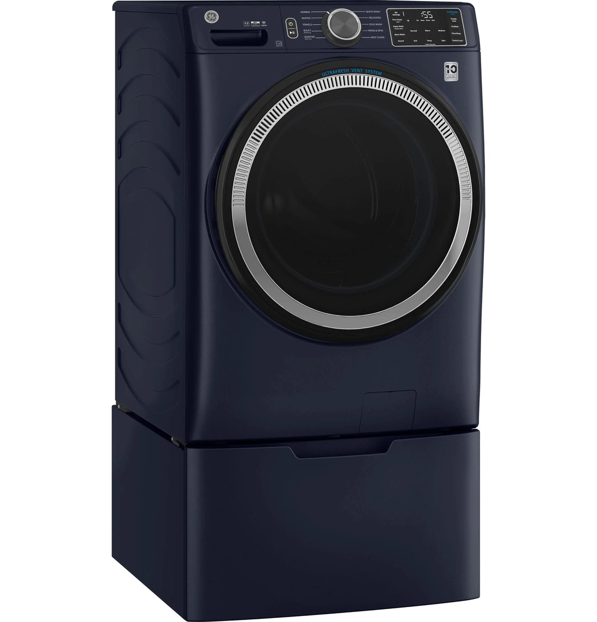 White 4.8 Cu Ft Front Loading Washer F203