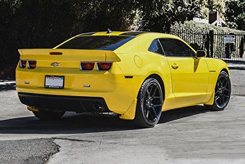 20 Inch Black Staggered Set of 4 Rims Q147120