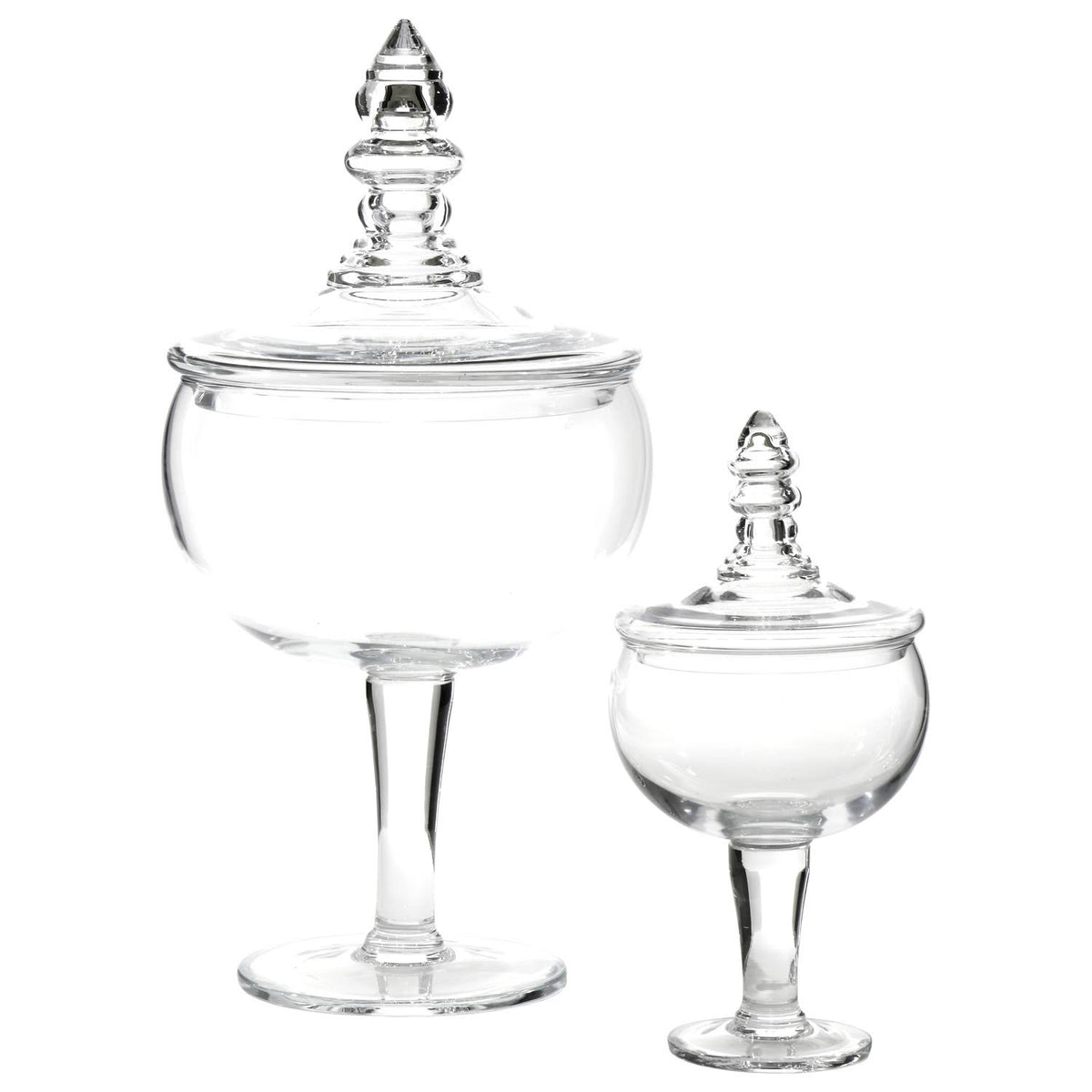 Glass Apothecary Jar Large F529
