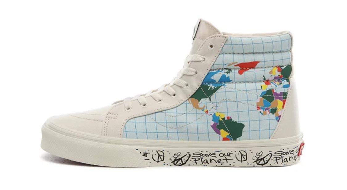 Classic White Multi Sk8-Hi T973742