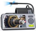 Triple Lens Inspection Camera, HD Waterproof Borescope with Light, 5 IPS Screen, 16.4ft Flexible Cable J82850