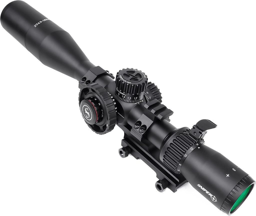 4.5-18X44 FFP 30mm First Focal Plane Riflescope with Red/Green Illuminated Reticle S9352