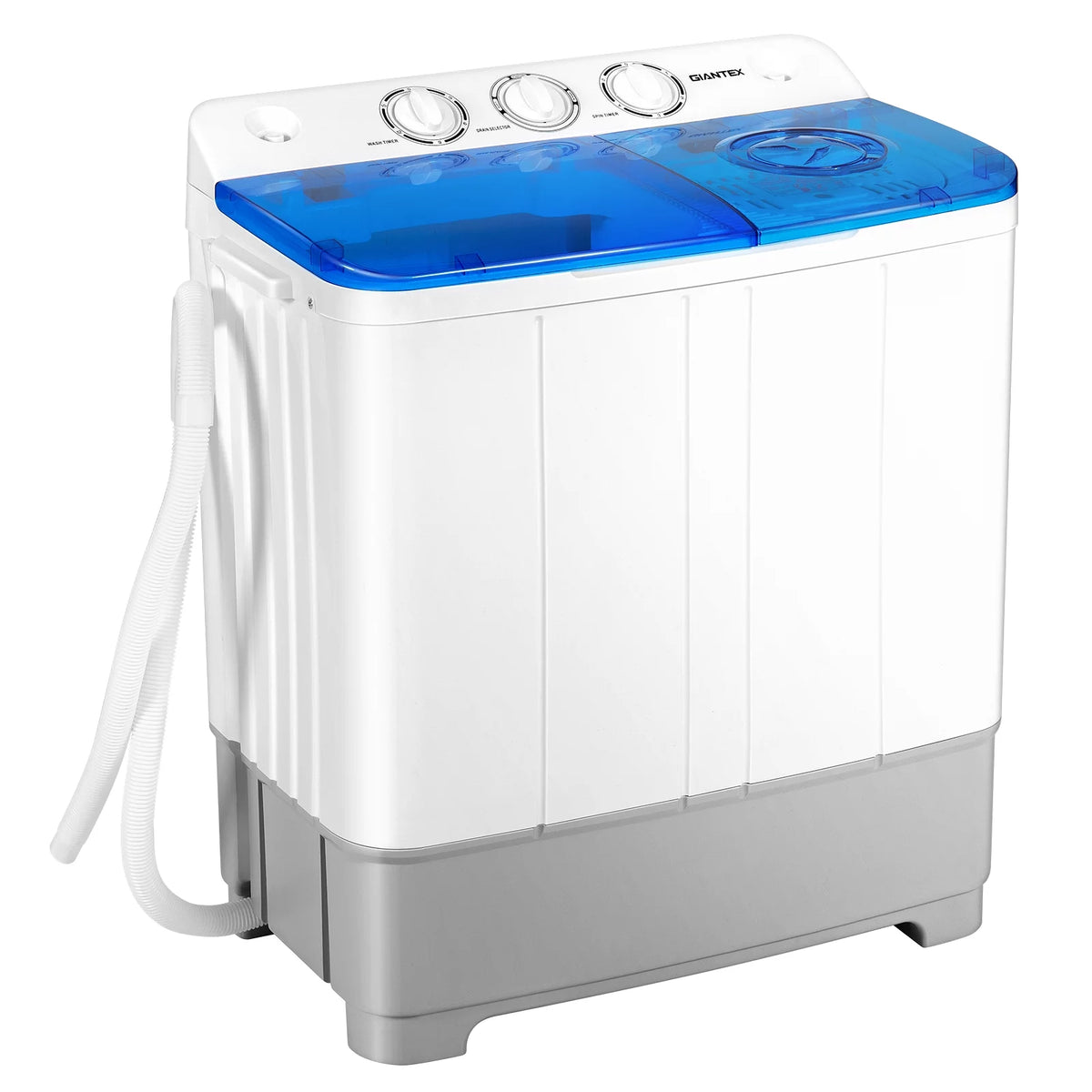 Portable Twin Tub Mini Washing Machine 13.2lb Blue O149