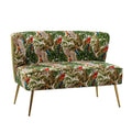 47" Polyester Loveseat with Metal Legs B77480