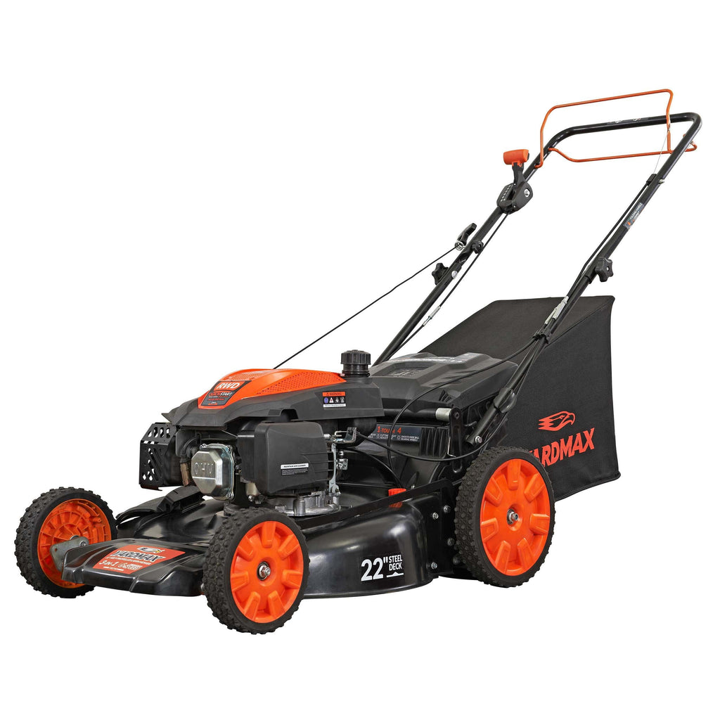 22 in. 201cc 6 Speed RWD 3-in-1 Gas Self Propelled Lawn Mower K7560