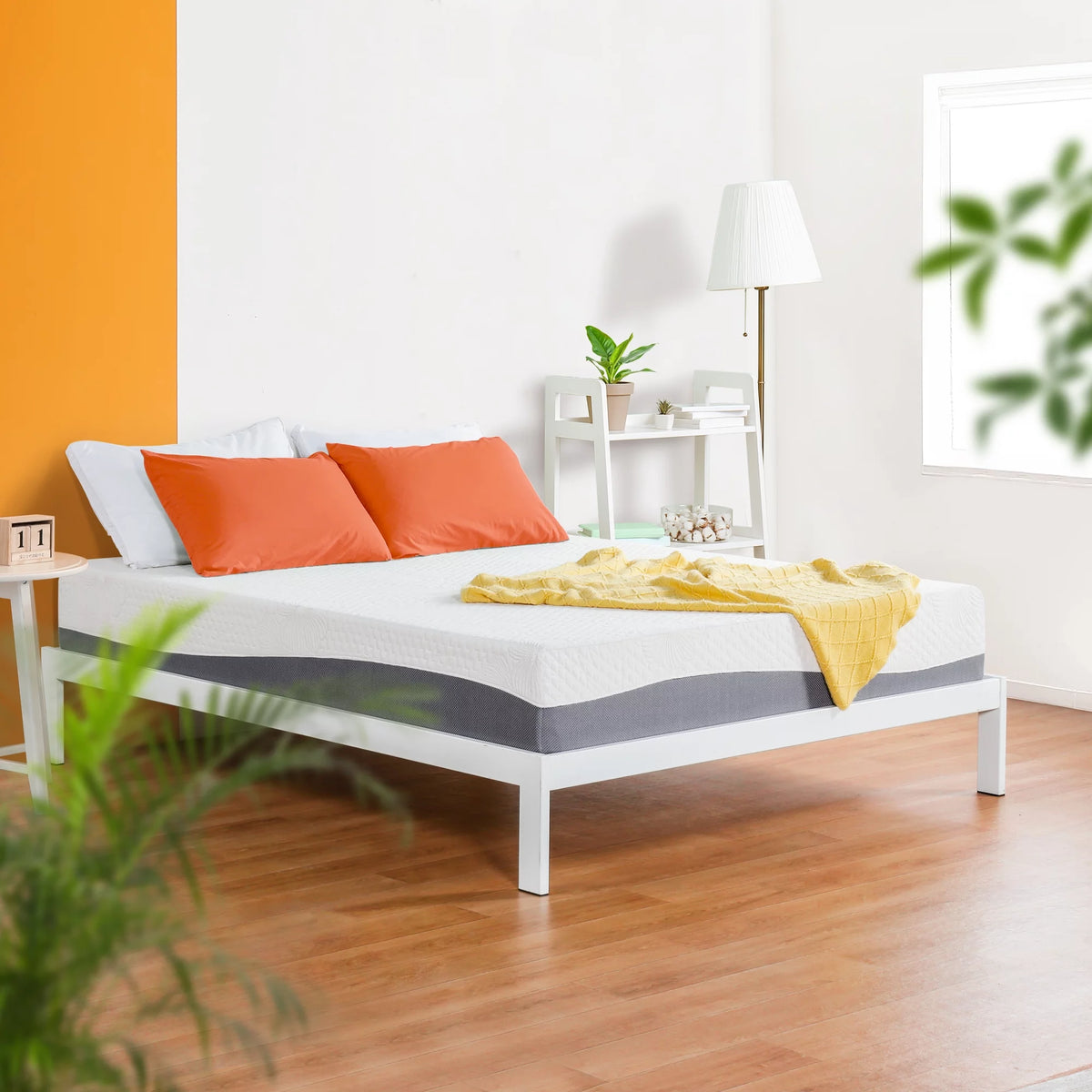 10 Inch Gel Memory Foam Mattress Medium Firm Full Size I51989
