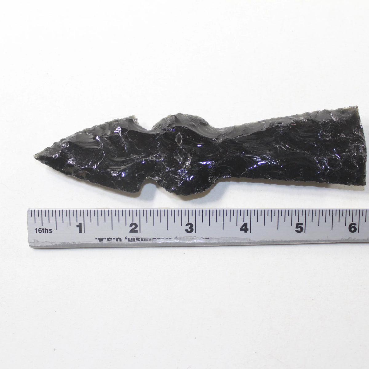 Obsidian Ornamental Tomahawk Head Axe F7494