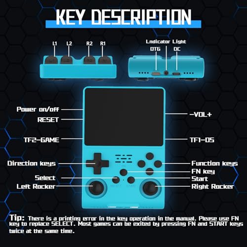 Handheld Game Console 3.5 inch IPS Screen 3800mAh 256G TF Card M293