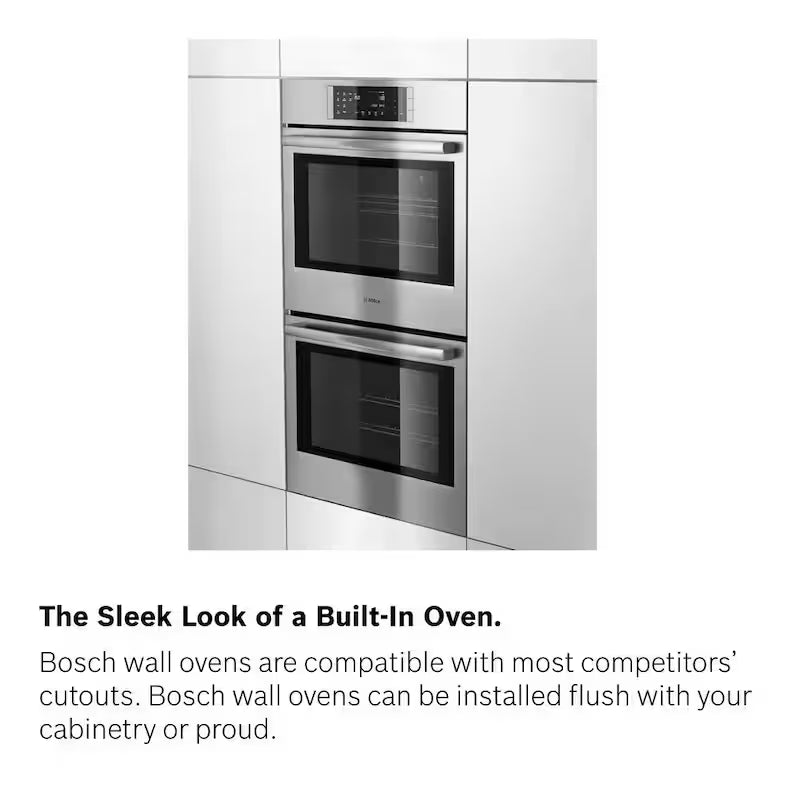 30 in Built-In Electric Double Wall Oven Stainless Steel D168