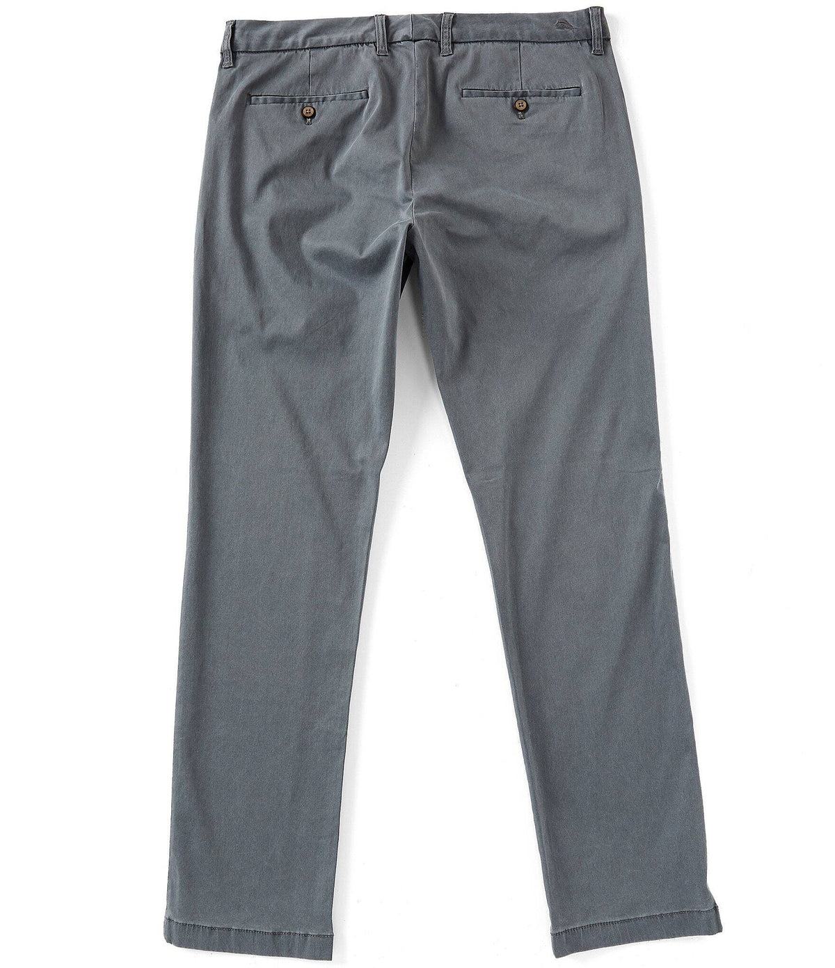 White Flat Front Chino Pant T169585