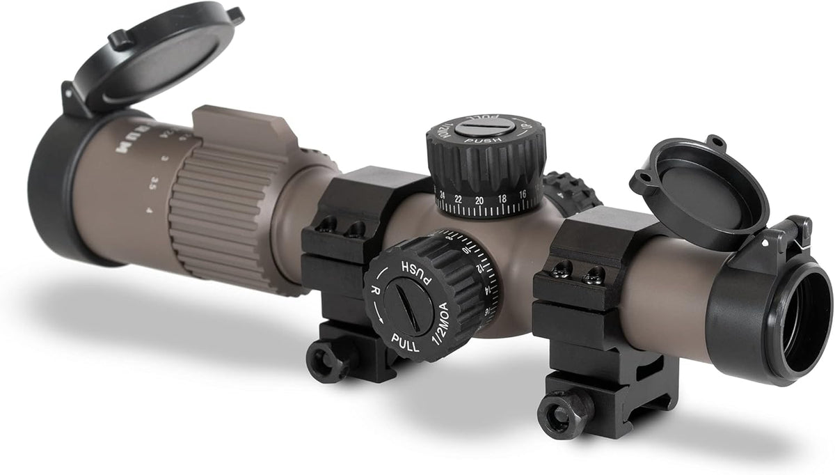 1-4x24 First Focal Plane Rifle Scope with Illuminated BDC Reticle R61164