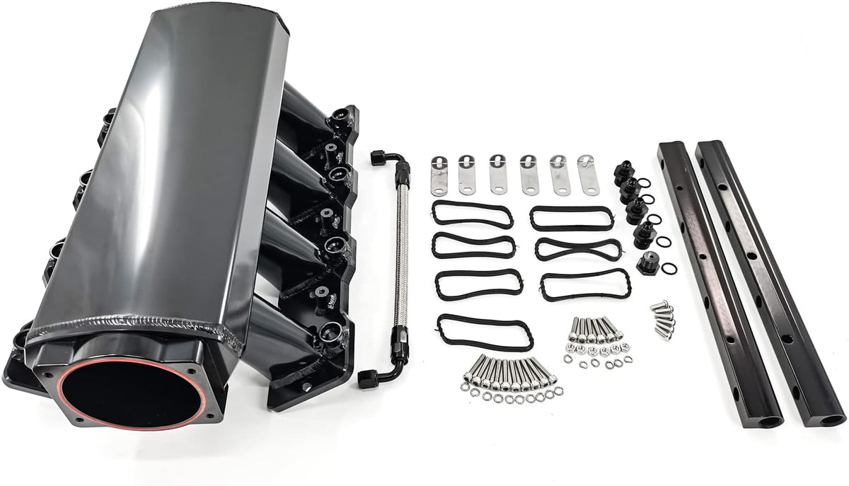 Intake Manifold for 102mm Throttle Body with Fuel Rails W6736