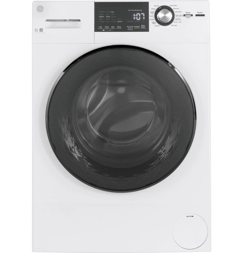 24 Frontload Washer with Steam 2.4 cu. ft. White Q127