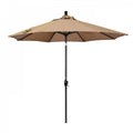 9' Patio Umbrella with Black Aluminum Pole V7908