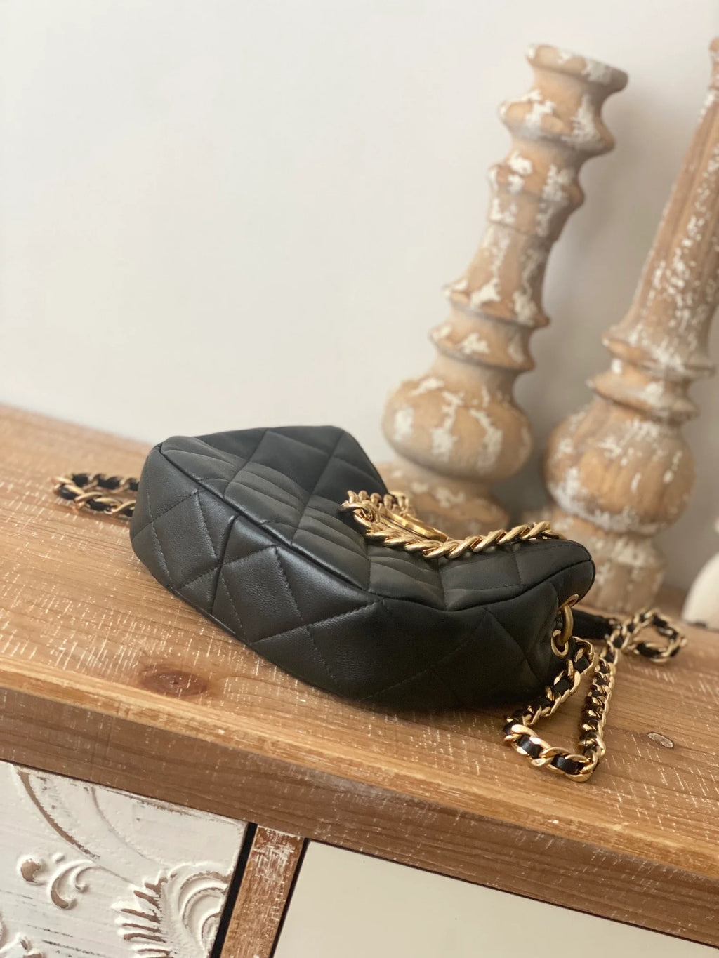 Small Hobo Bag Black I509