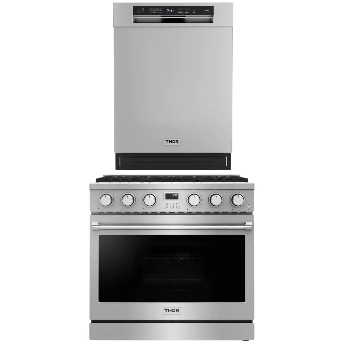 36 Gas Range and Dishwasher Y646043