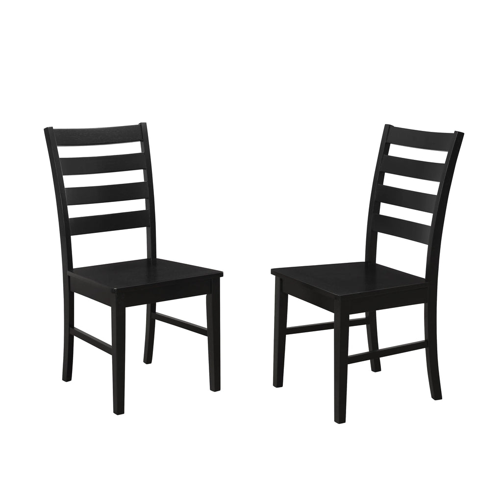 Set of 2 Black Dining Chair P86588