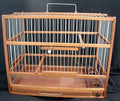 Wooden Hand Crafted Bird Cage with Slide Out Tray J149
