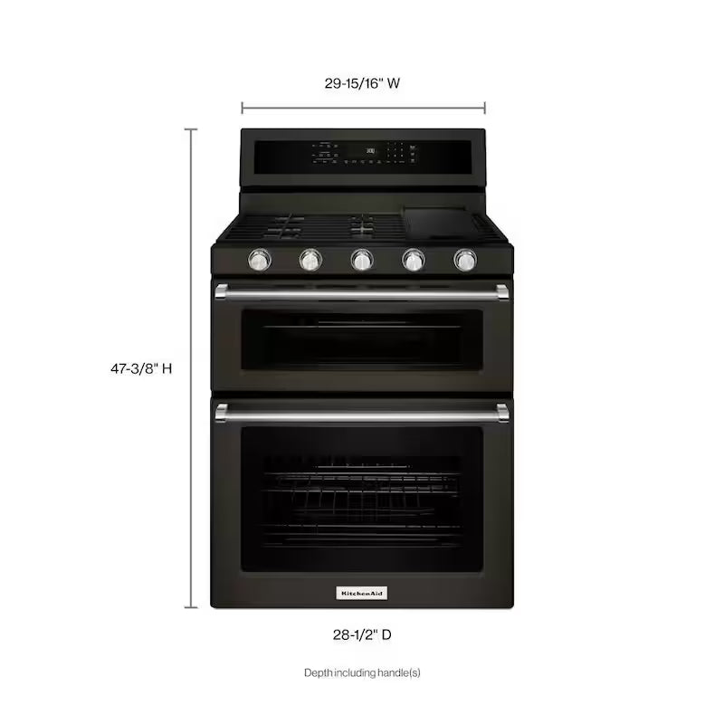 6.0 cu. ft. Double Oven Gas Range with Convection Oven E953357