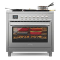 36 Inch Electric Range Oven with Ceramic Cooktop, Stainless Steel, 4.3 cu. ft. Z43584