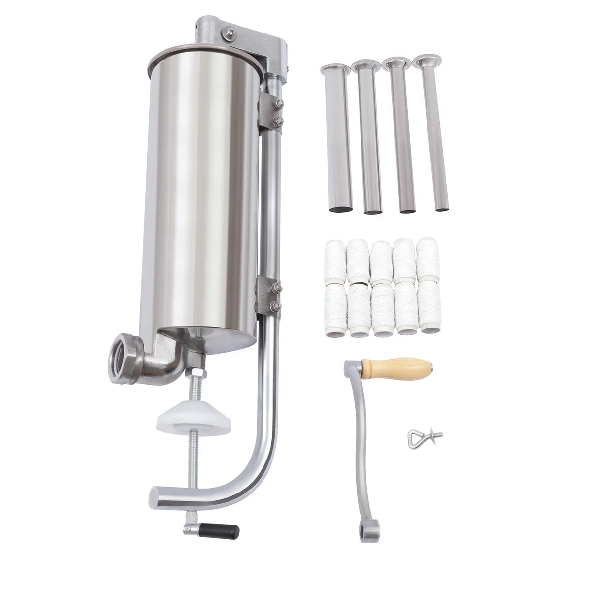 6LBS/3L Stainless Steel Vertical Sausage Stuffer A957725