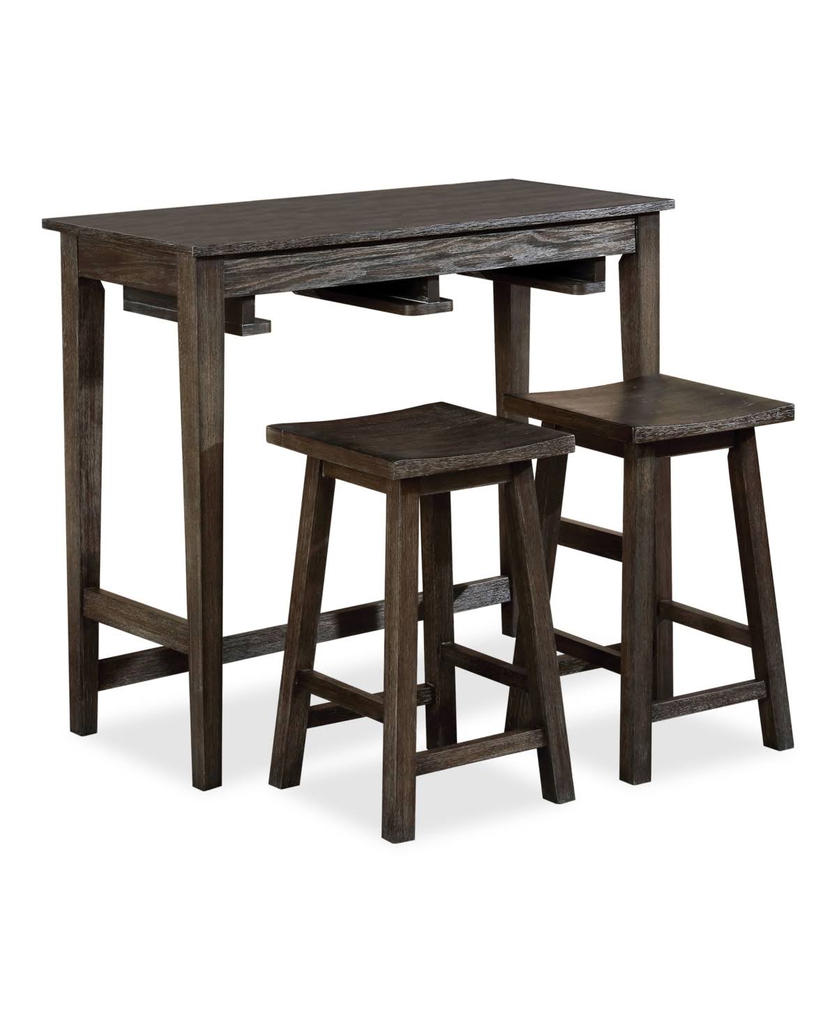 3 Piece Gray Bar Table Set K4641