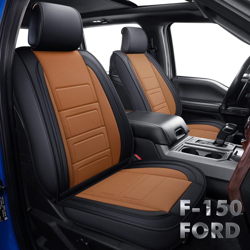 Faux Leather Pickup Seat Covers 5 Sets Full Seat E78352