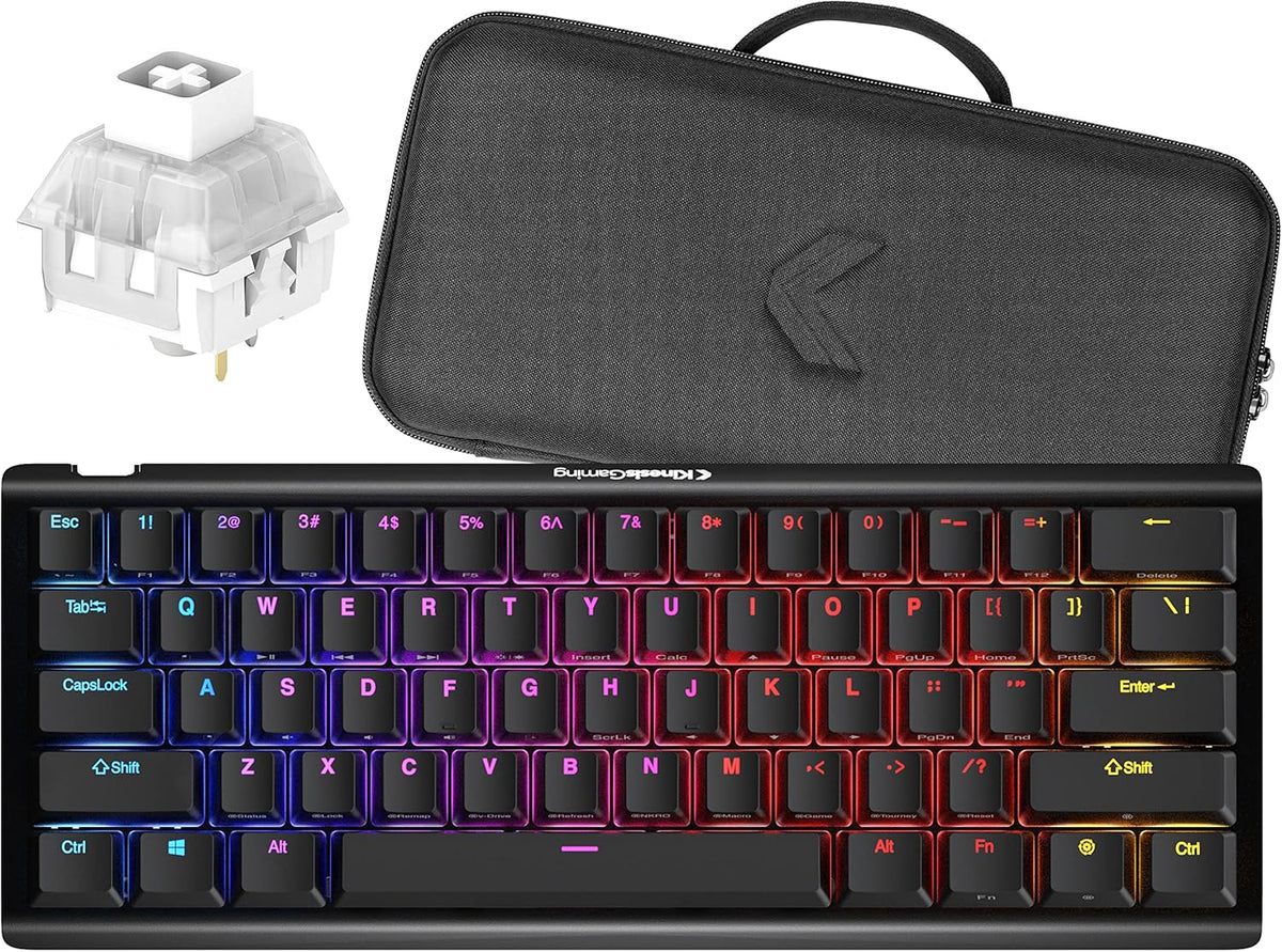 60% Layout Hotswap Mechanical Keyboard with Aluminum Body P15016
