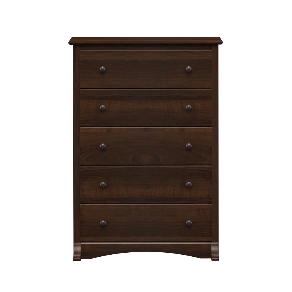 Espresso 5-Drawer Chest X7949